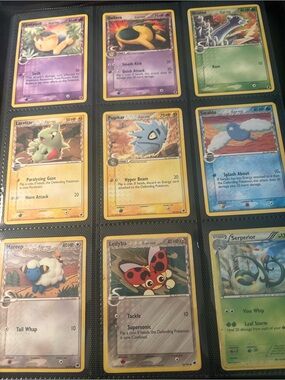 Dragon frontiersPokemon Trading Card Lot - Set of 9 Assorted Holo & Common Cards